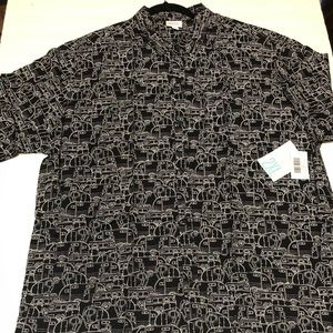 LuLaRoe Men’s Michael Button up Shirt NWT. 2XL.